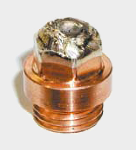 The tell-tale Electrode Wear: Insufficient gas during arc initiation ("Lazy Start") The tell-tale Electrode Wear: Insufficient gas during arc initiation ("Lazy Start")